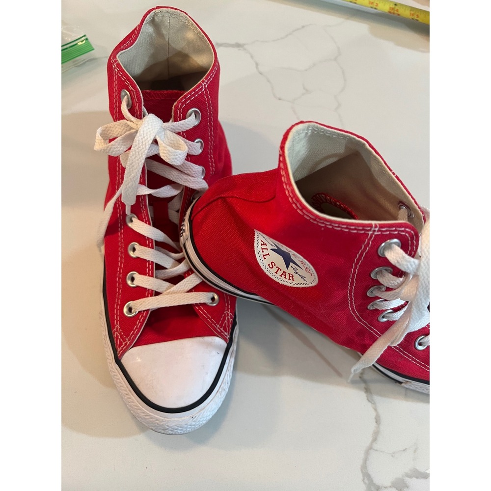 Converse Chuck Taylor All Star High Top Red Sneakers M9621 Mens 8.5 Womens 10.5